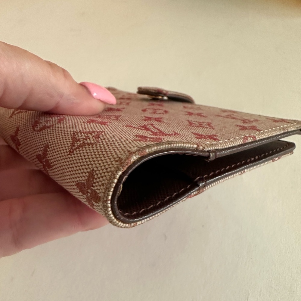 AUTH Louis Vuitton LV Diary Agenda PM Red Pink Monogram Mini Lin With Inserts! - Picture 5 of 8